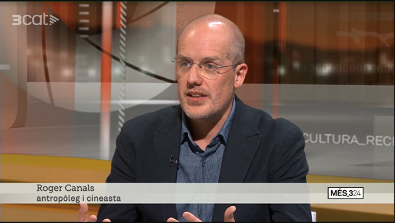 Interview on Catalonia's television illustration